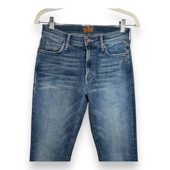 Everlane Womens High Rise Skinny Jeans 28 Blue Medium Wash Authentic Stretch - Picture 2 of 11